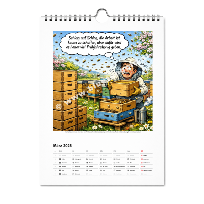 Wandkalender Monatsansicht