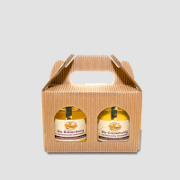 2 Gläser Honig im Geschenkkarton
