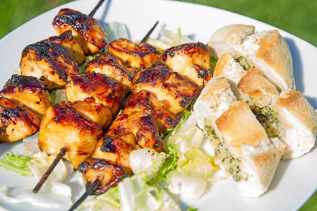 Hühnerspieße